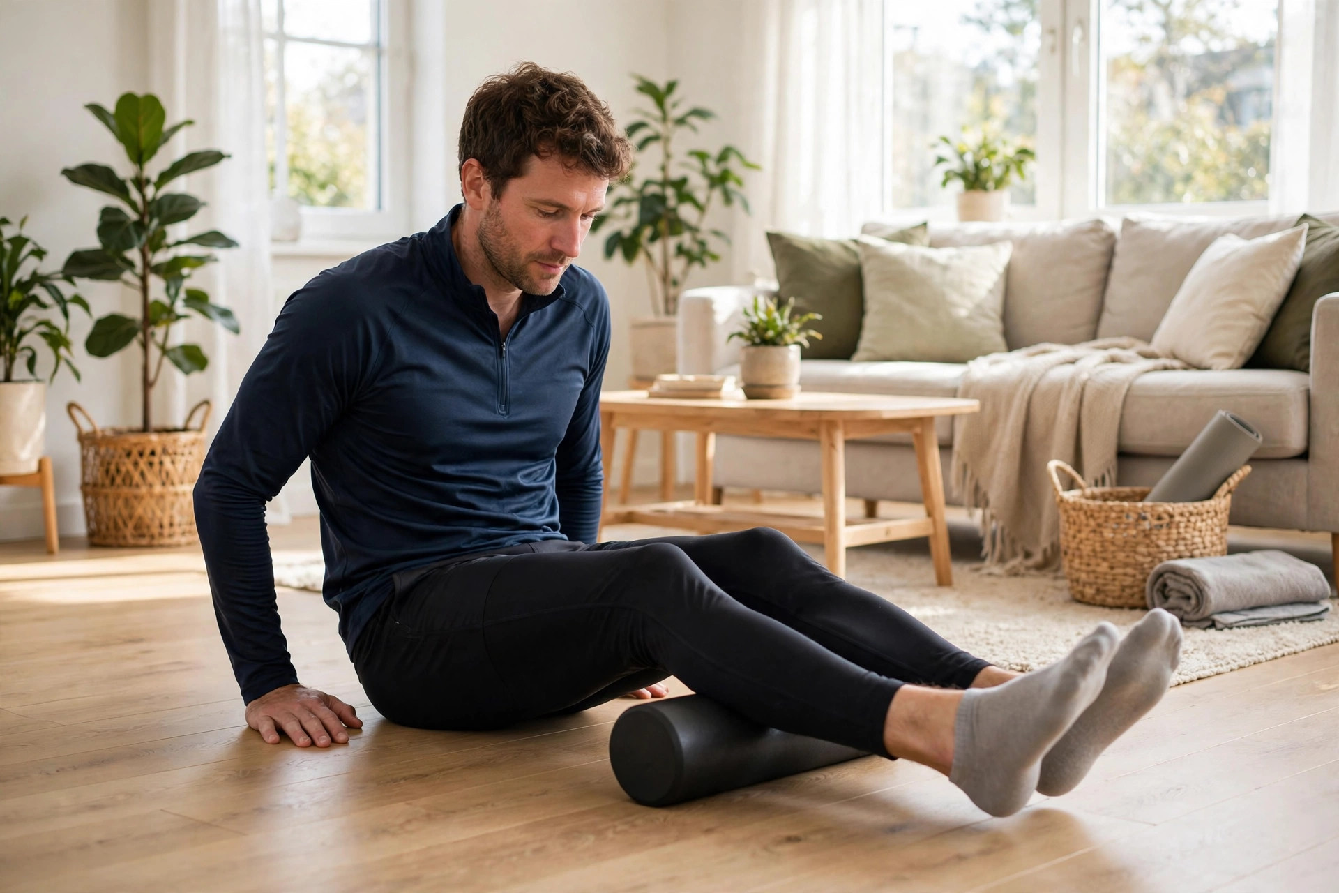 foam roller for beginners calf rolling