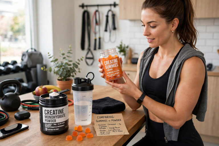 creatine gummies vs creatine powder comparison
