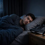 Athlete sleeping deeply at dawn — quality sleep is the top recovery habit for fighting cortisol belly and stress-driven weight gain