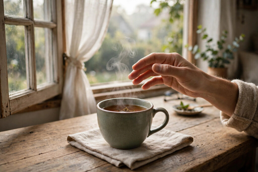 Letting tea cool before drinking — scalding-hot tea was the one red flag in the tea heart health research