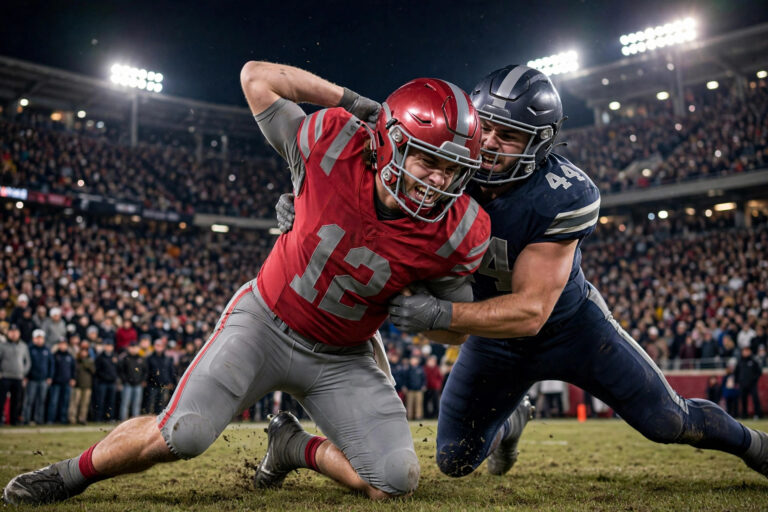 Ohio State quarterback Julian Sayin sacked with throwing-arm shoulder injury